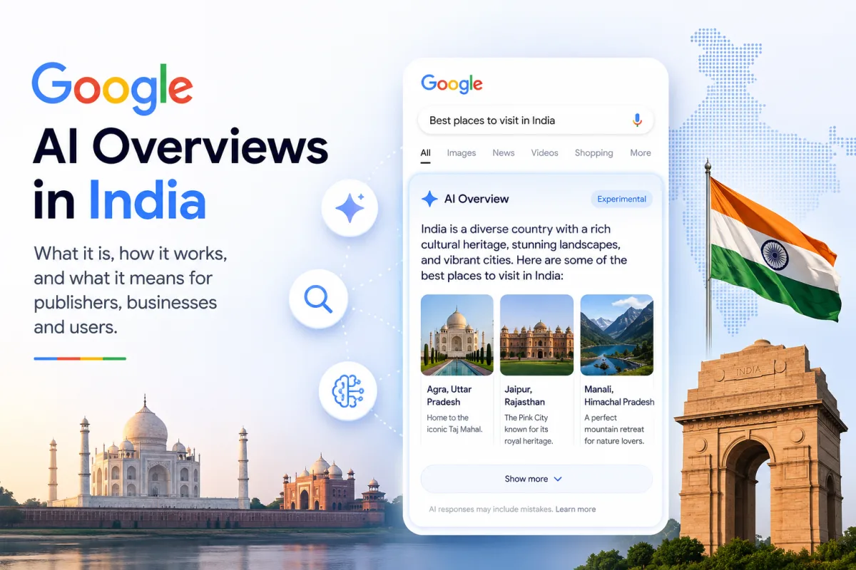 Google AI Overviews showing AI-generated answer in search results on mobile phone