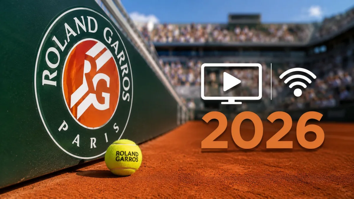 French Open 2026 live streaming India guide showing JioTV, Sony LIV and DD Sports options for Roland Garros