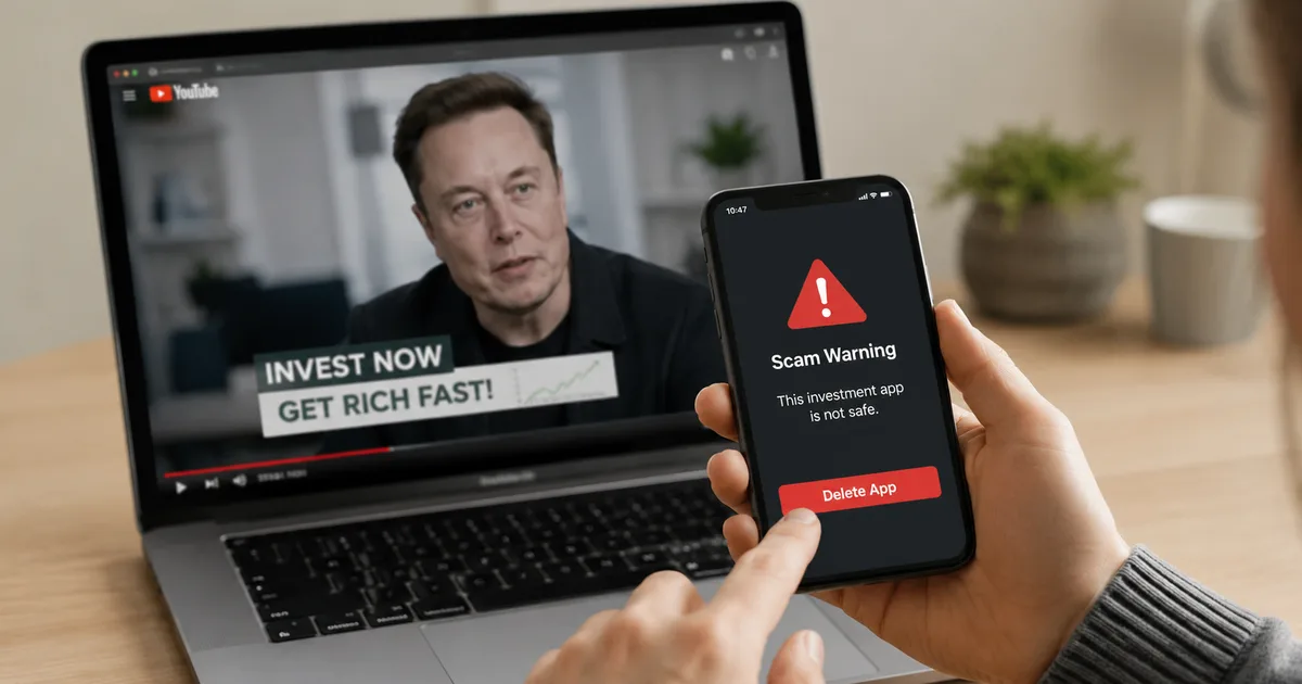 Fake investment app scam using celebrity deepfake video on Instagram and YouTube targeting Indian investors in 2026