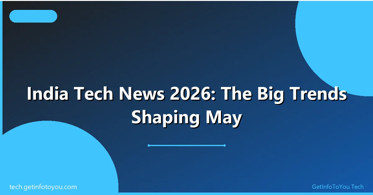 India tech news 2026 showing startup funding growth, Microsoft data center India launch, and AI policy developments in May