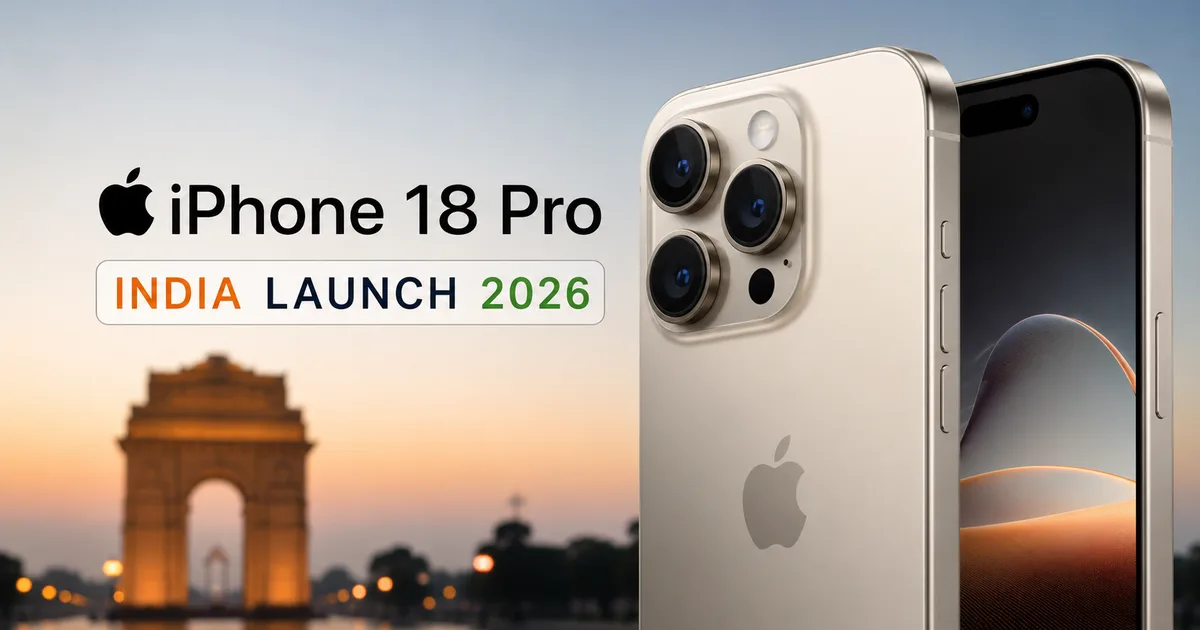 Apple iPhone 18 Pro India launch date price features 2026 expected specifications Dark Cherry Sky Blue