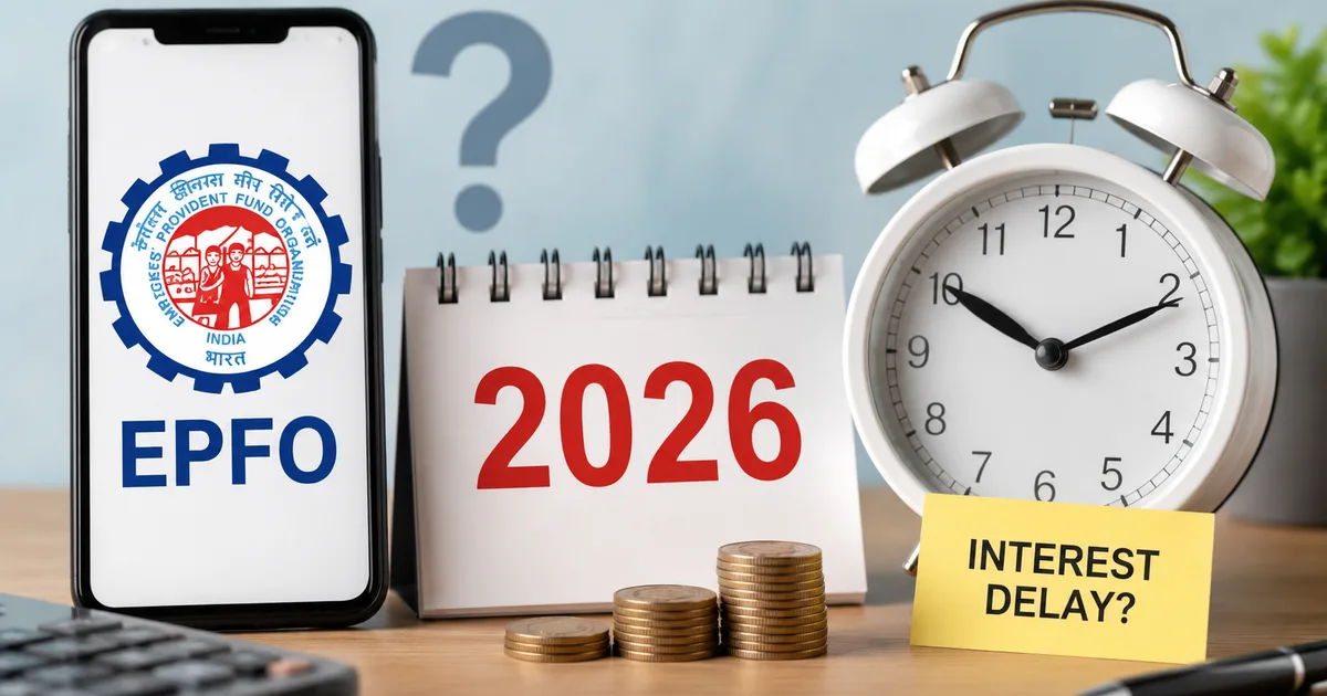 EPFO interest payment delay 2026 explaining why PF interest is late and when to expect credit in your account