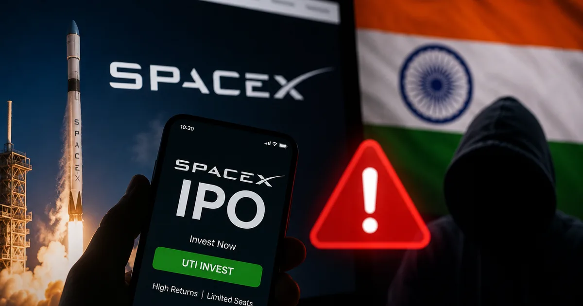 Fake SpaceX IPO investment scams warning for Indian investors