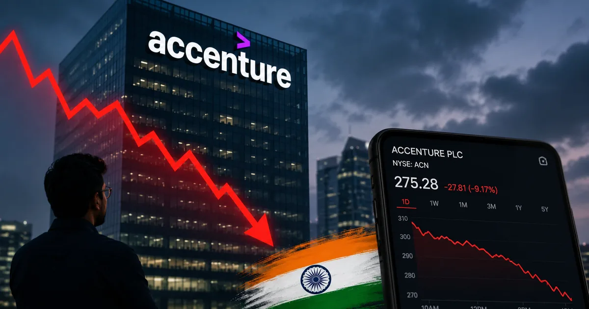 Accenture share price crash analysis