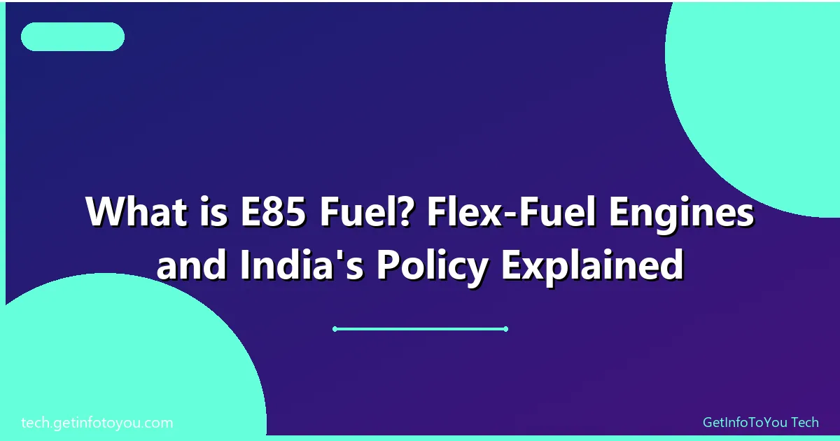 E85 green fuel pump nozzle at an Indian petrol station