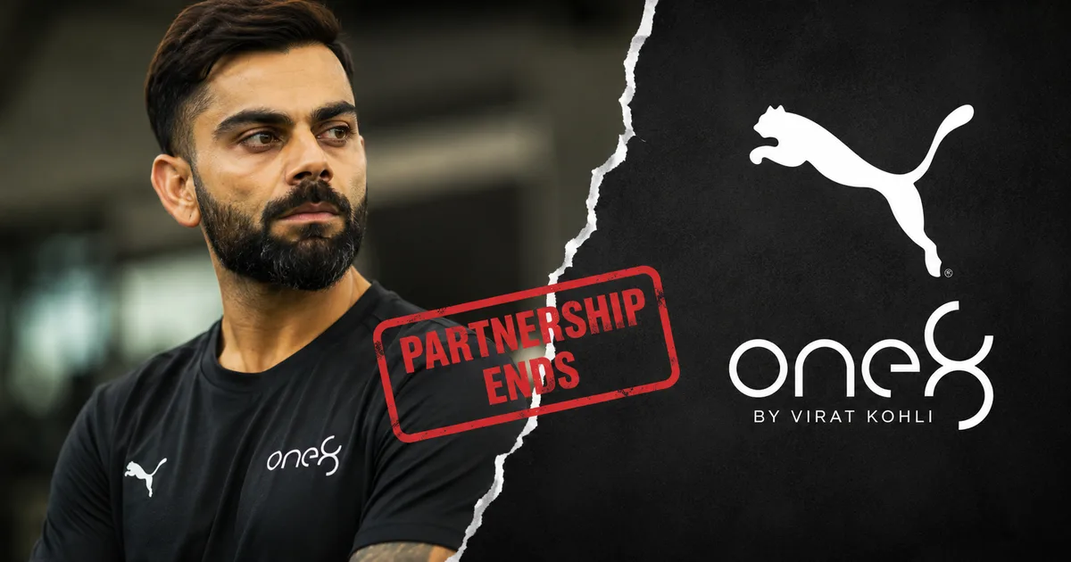 Virat Kohli one8 Puma partnership ending explanation