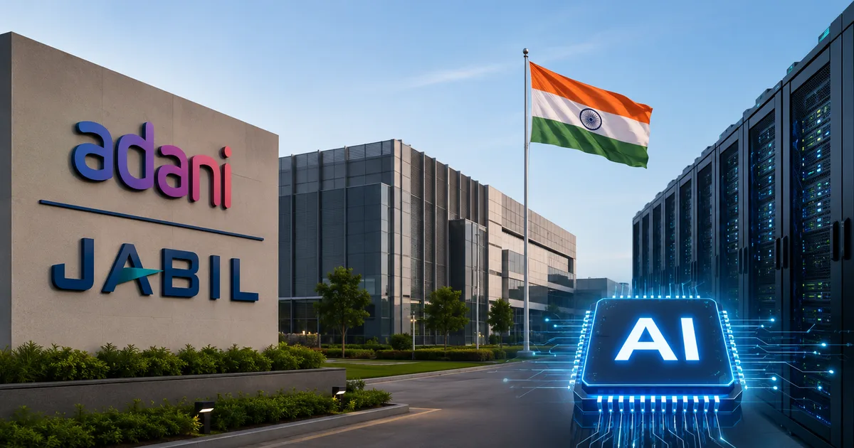Adani and Jabil strategic alliance announcement for AI hardware manufacturing in India