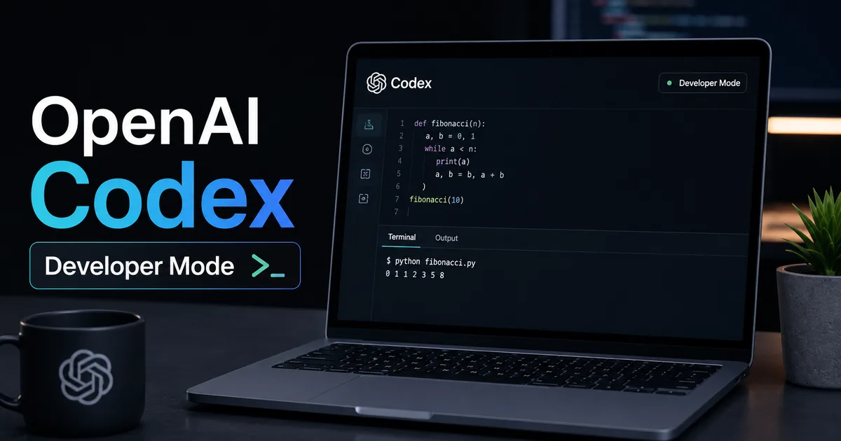 OpenAI Codex Developer Mode browser debugging in Google Chrome
