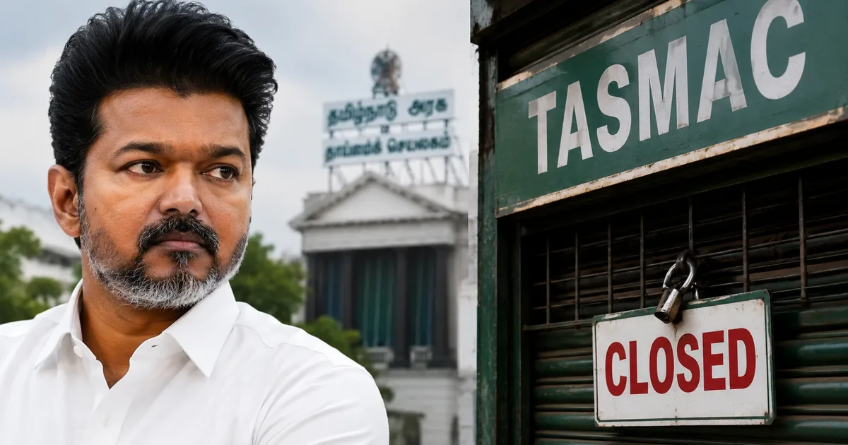 Vijay's TASMAC crackdown closing 717 liquor shops in Tamil Nadu