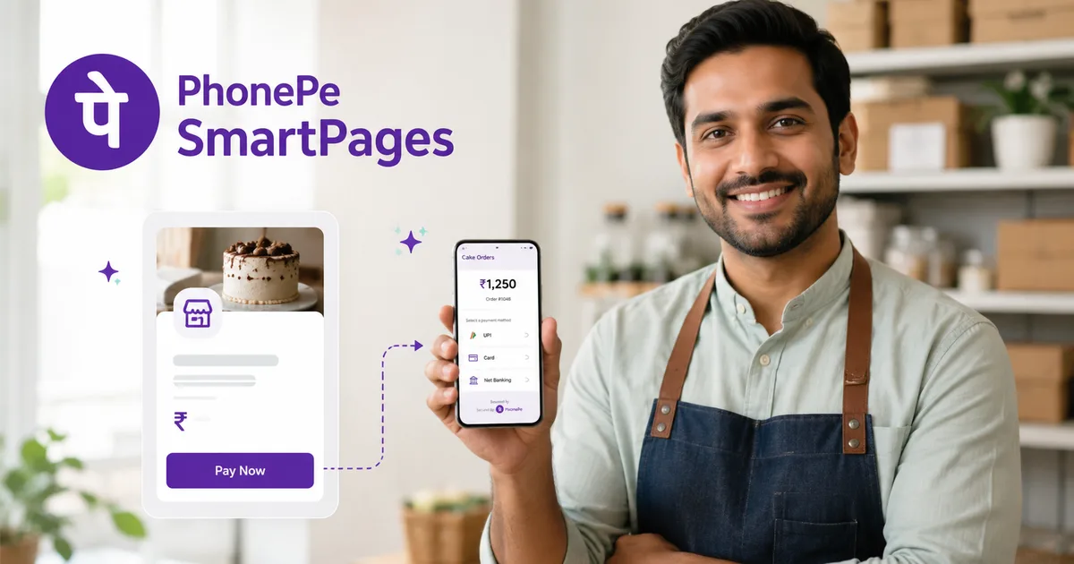 PhonePe SmartPages setup for Indian small businesses