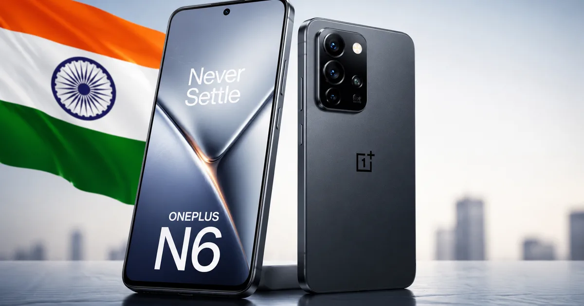 OnePlus N6 India launch showing the budget phone with a massive battery