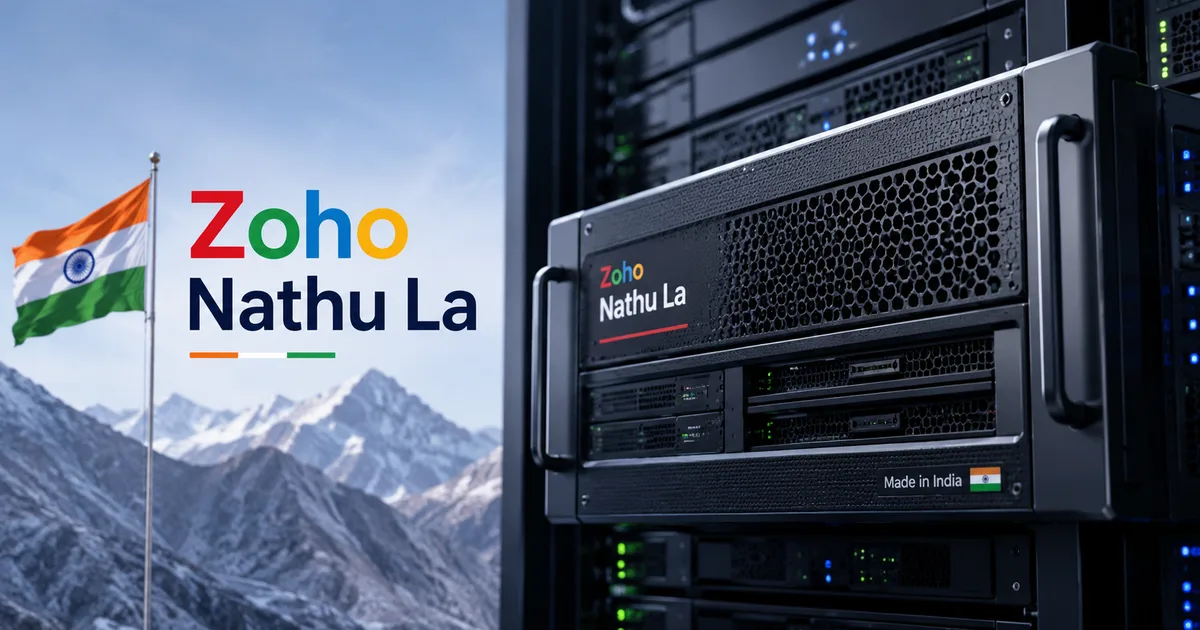 Zoho Nathu La server platform designed in India