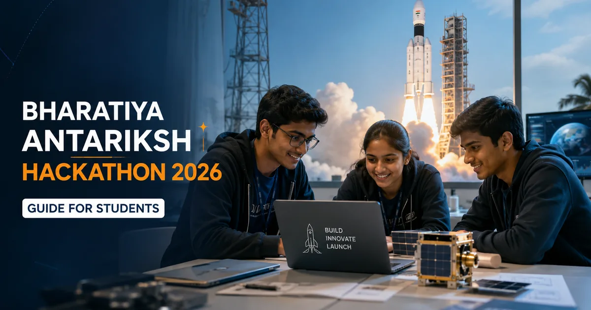 Bharatiya Antariksh Hackathon 2026 student registration guide