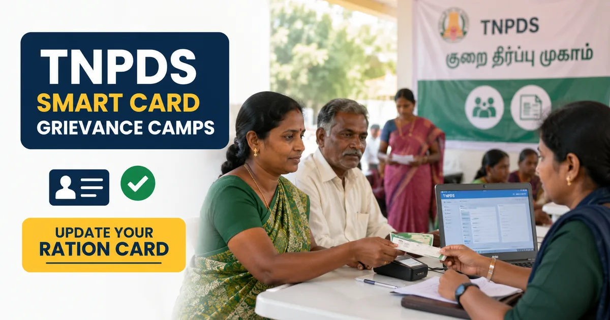TNPDS Smart Card Grievance Camps in Tamil Nadu