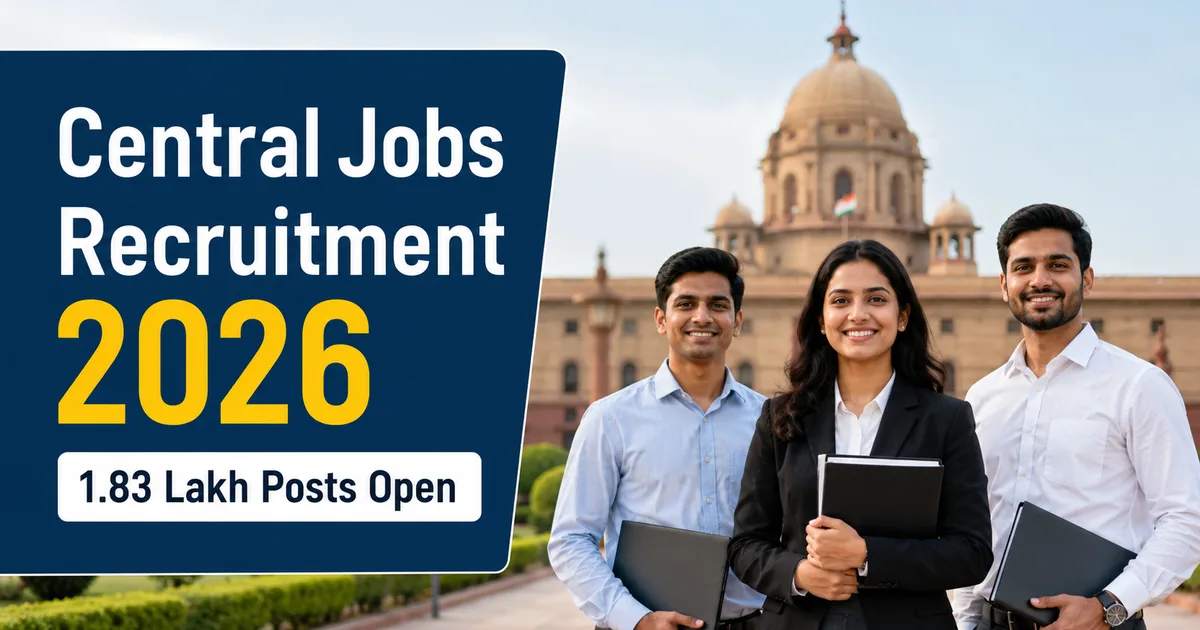 Central jobs recruitment 2026 application portal guide