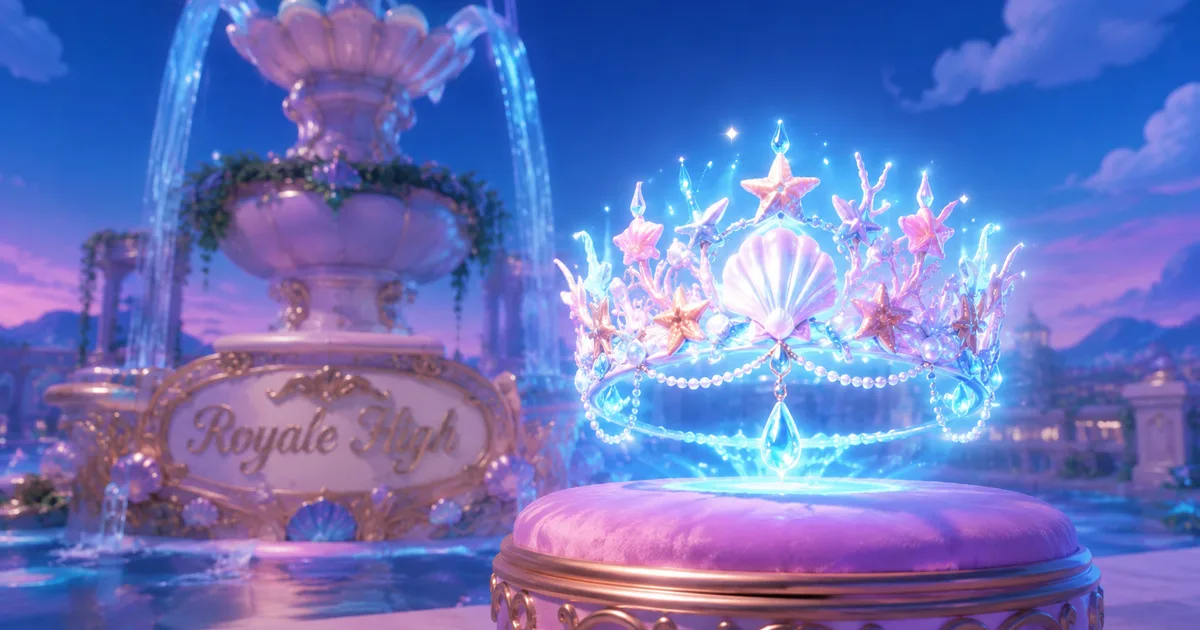 Royale High Tidalglow Halo 2026 Dream Fountain in Royale High Roblox