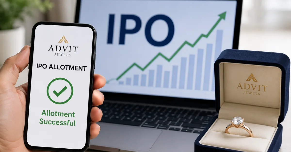 Advit Jewels IPO allotment status check online