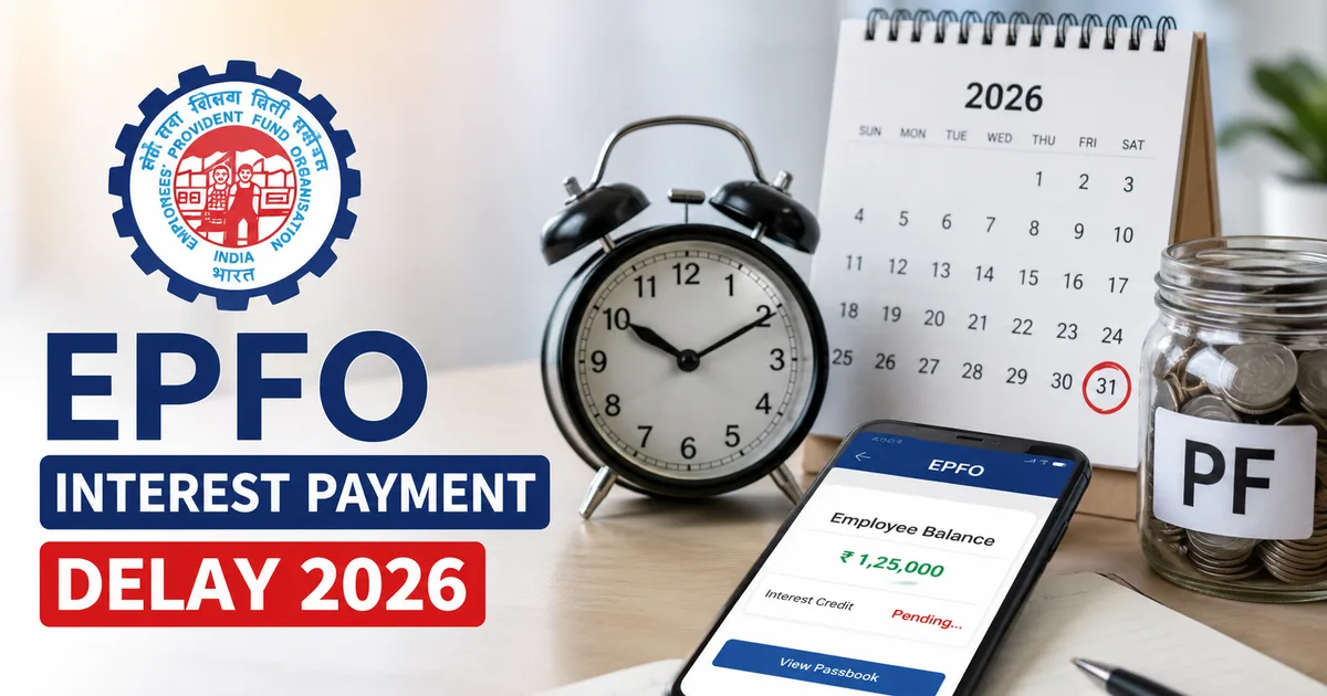 EPFO interest payment delay 2026 - when will EPF interest be credited and how to check PF balance online