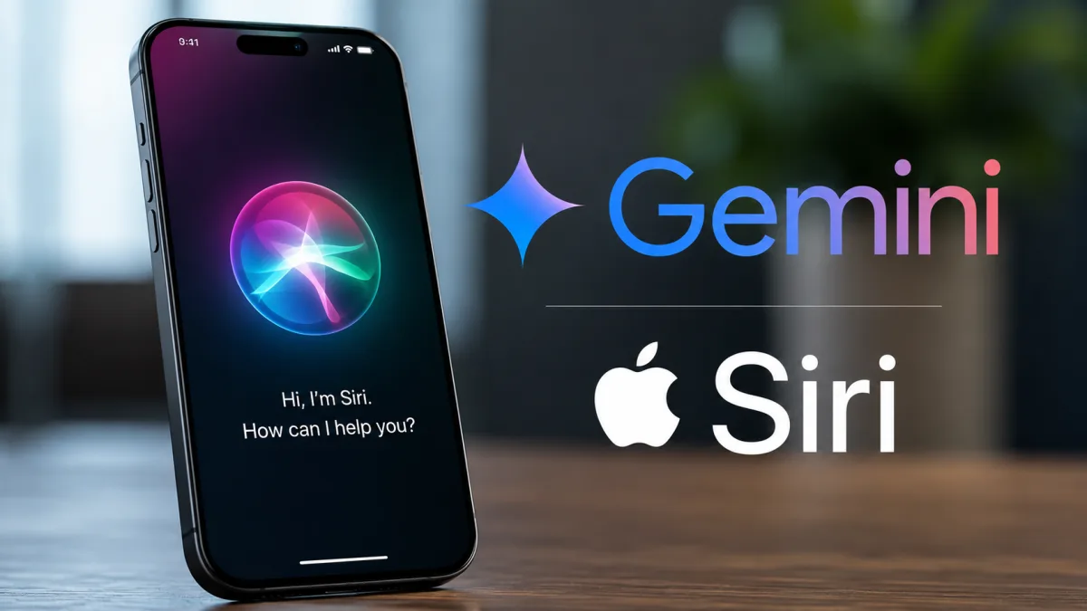Apple Gemini-powered Siri AI setup screen on iPhone in 2026