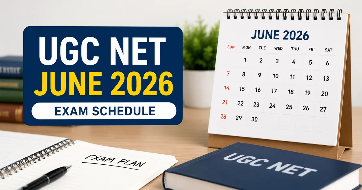 NTA UGC NET June 2026 exam schedule official announcement and dates guide