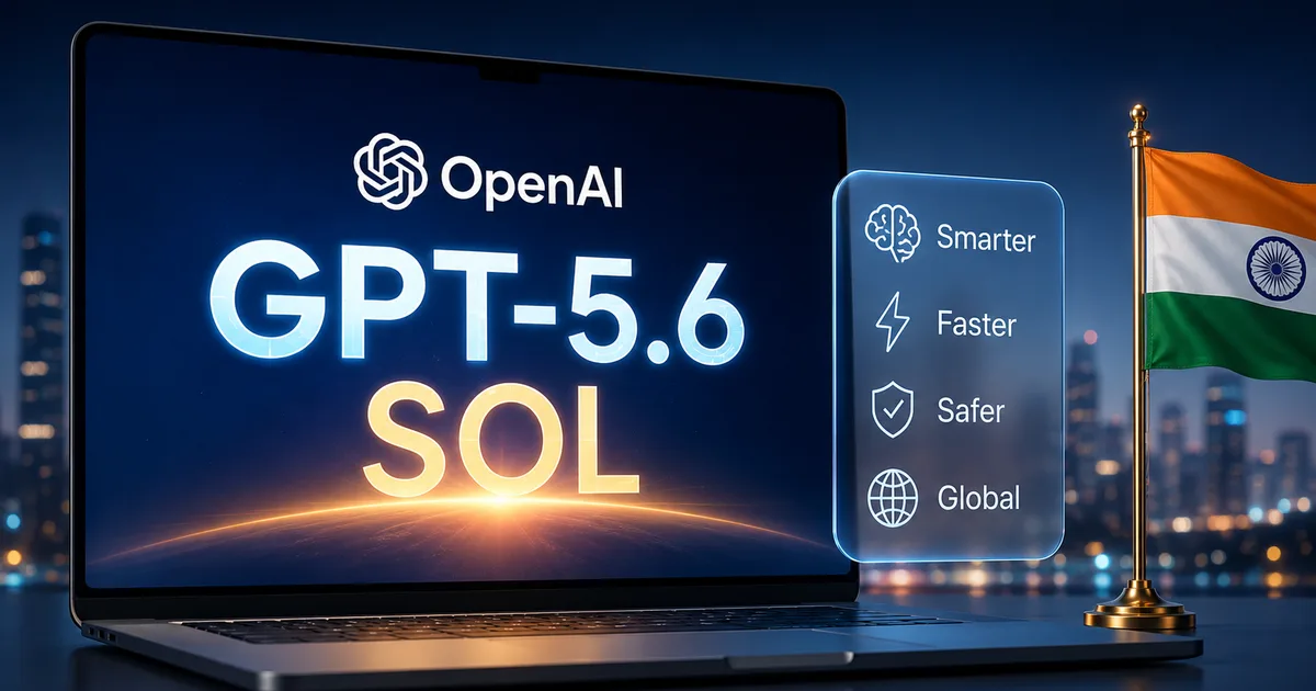 OpenAI GPT-5.6 Sol launch details and expected price in India