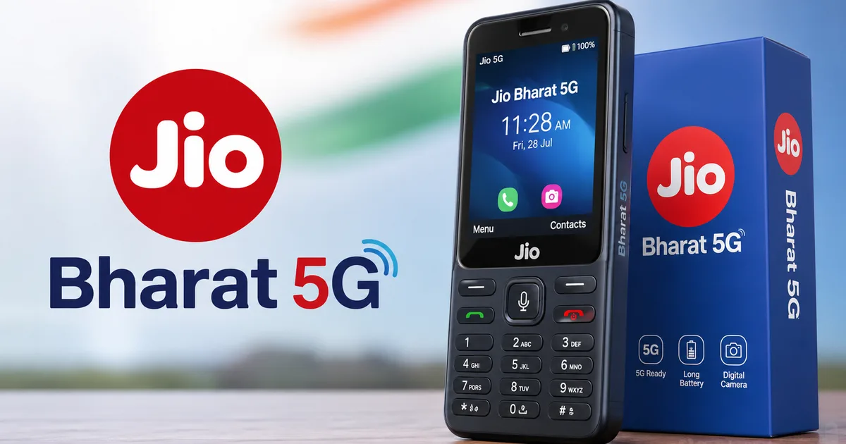 Jio Bharat 5G phone launch in India with MyJio app and booking details