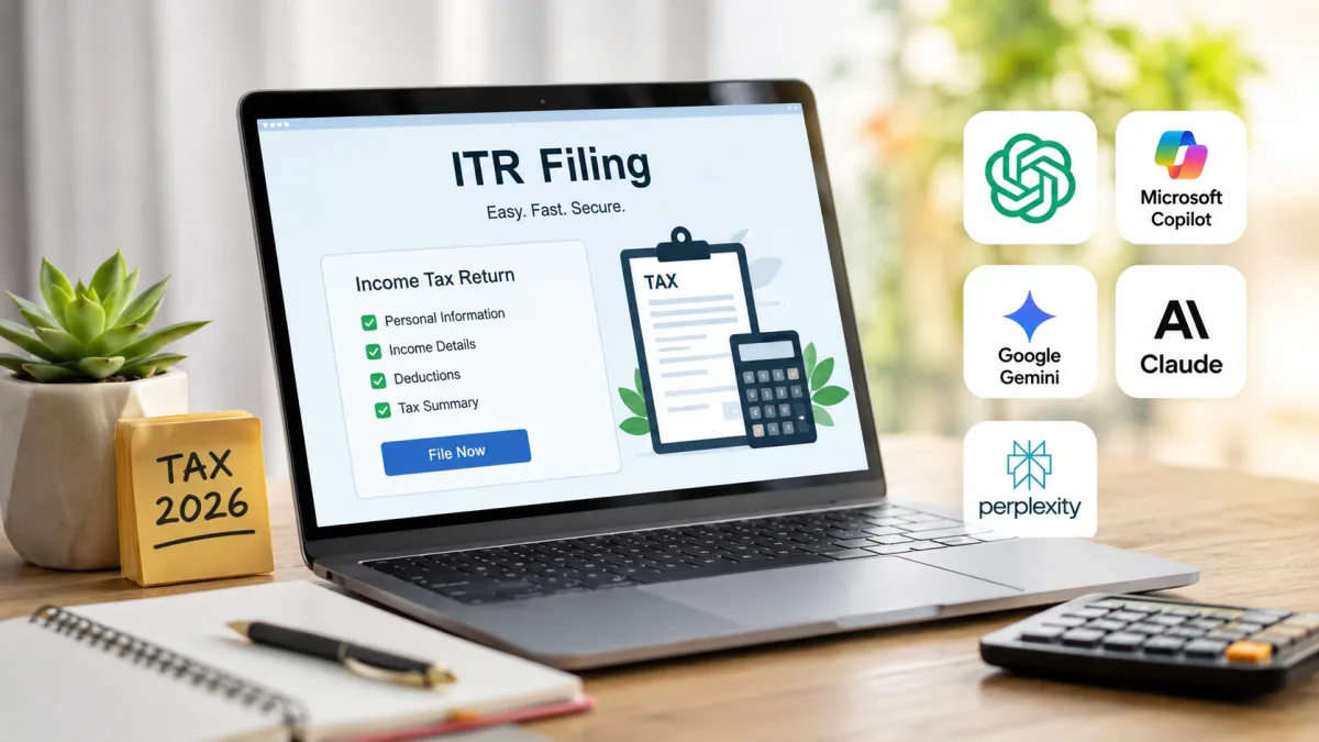 Top 5 free AI tools to help calculate taxes and file ITR in India
