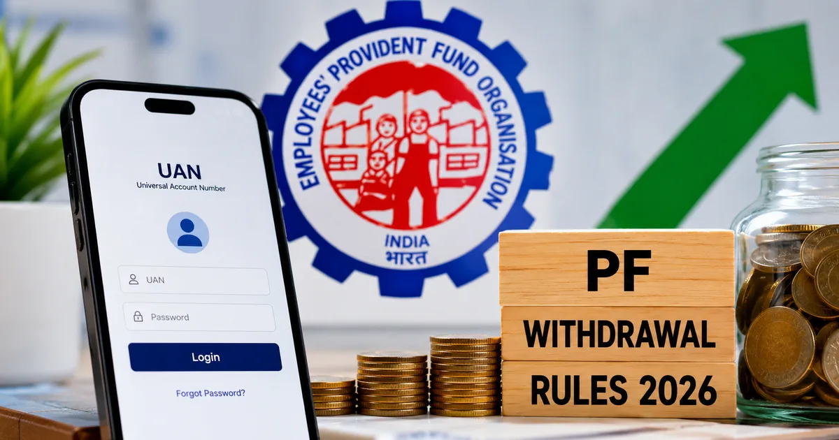 Screenshot of the new EPFO 3.0 portal login page showing Aadhaar OTP and UAN login options.