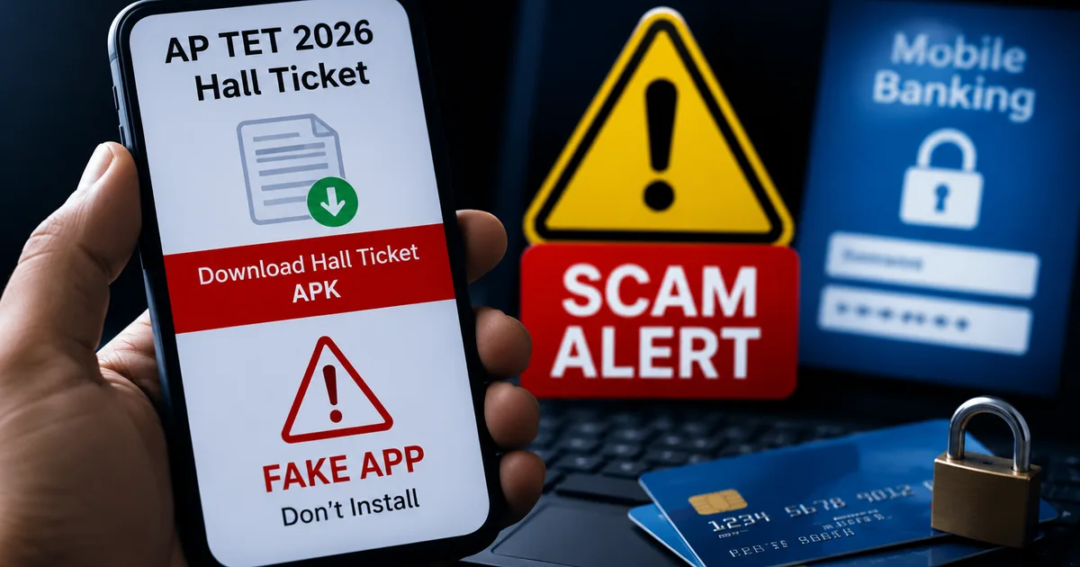 Fake AP TET 2026 Hall Ticket Download APK Scam