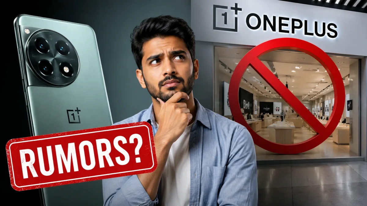 OnePlus shutdown rumors in India 2026 store closed sign
