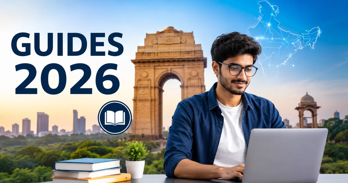 Collage of Latest Guides trends in India 2026 showing mobile apps and travel maps