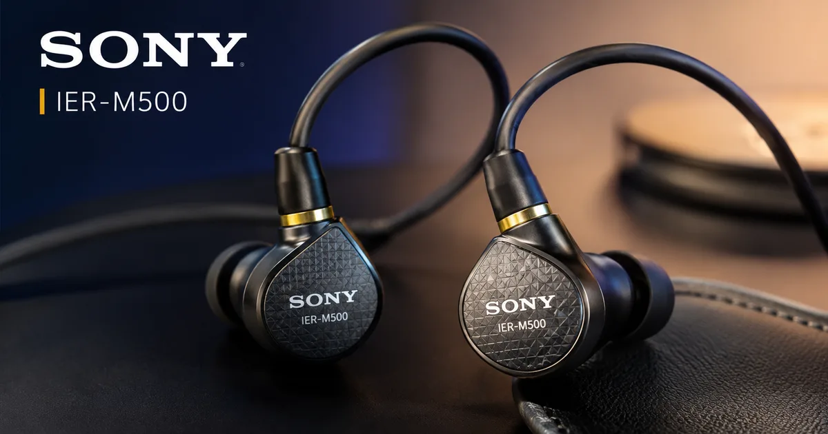 Sony IER-M500 monitors professional in-ear design with 5mm driver