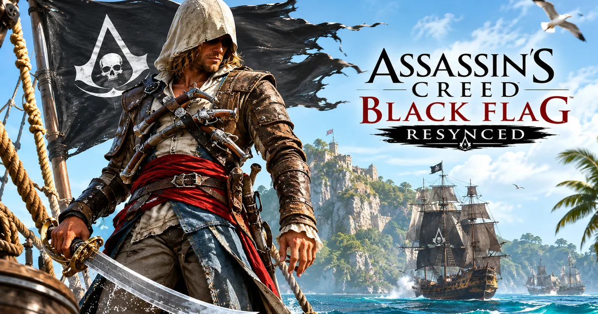 Assassin's Creed Black Flag Resynced naval combat gameplay