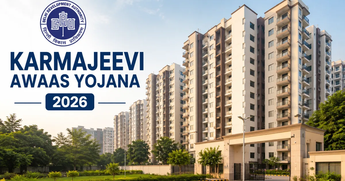 DDA Karmajeevi Awaas Yojana 2026 Narela flats discount and application guide