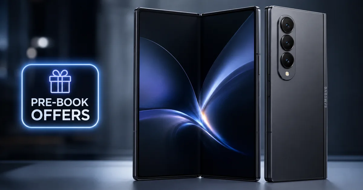 Samsung Galaxy Z Fold 8 pre-booking offers in India including HDFC cashback