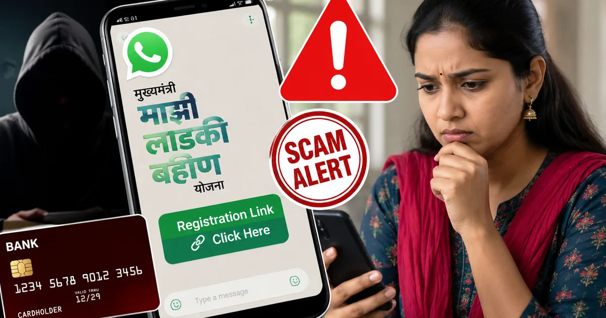Fake Mukhyamantri Majhi Ladki Bahin Yojana WhatsApp Scam Warning