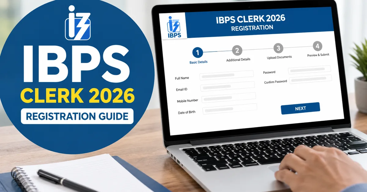 IBPS Clerk 2026 Registration and Application Process Guide