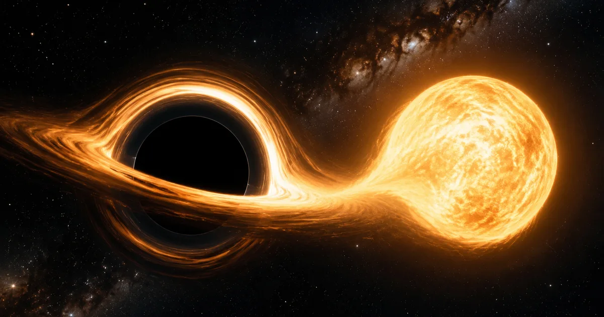 MIT black hole star discovery 2026 conceptual illustration