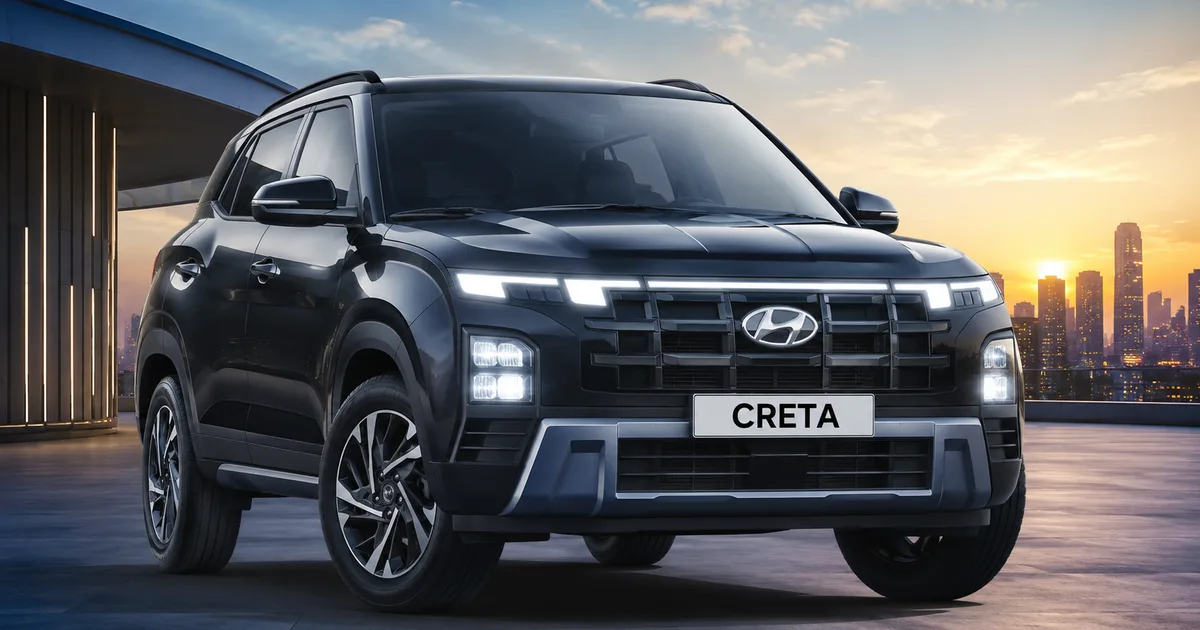 Hyundai Creta Next Gen 2026 driving on an Indian highway
