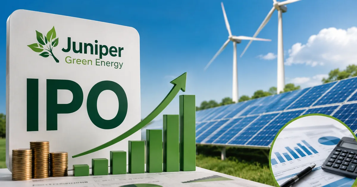 Juniper Green Energy IPO 2026 details, price band, and expected GMP explained for Indian investors