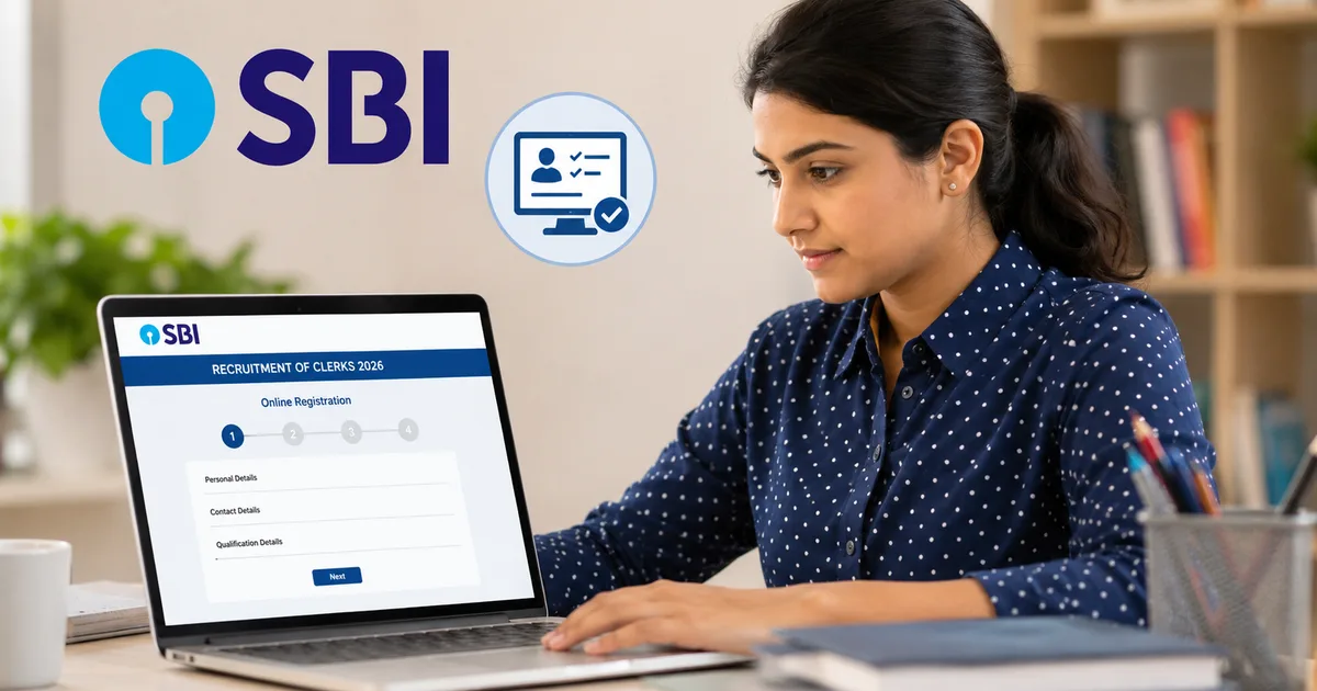 SBI Clerk Notification 2026 online registration guide and eligibility details