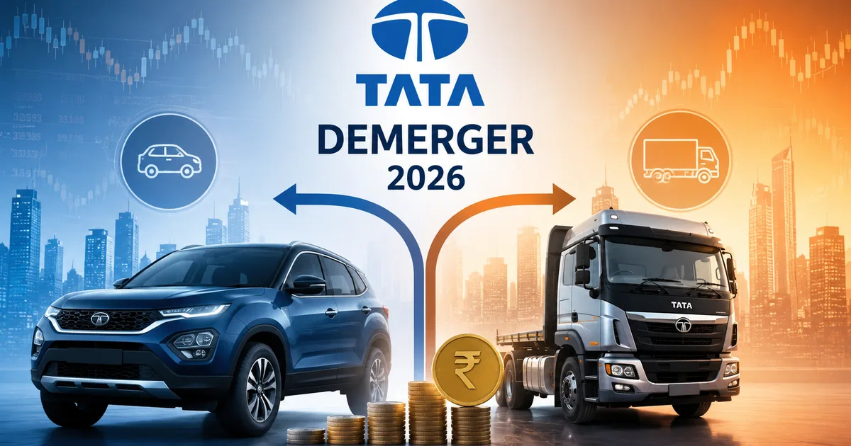 Tata Motors Demerger 2026 stock market split explained
