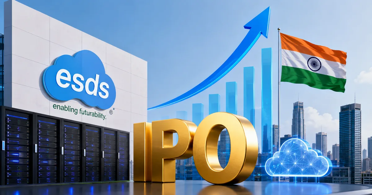 ESDS Software Solution IPO 2026 grey market premium and India cloud market impact explained