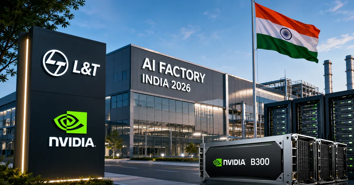 L&T and NVIDIA B300 AI factory servers