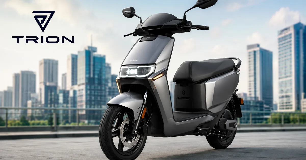 E3 Trion Electric Scooter India Debut 2026 launch event