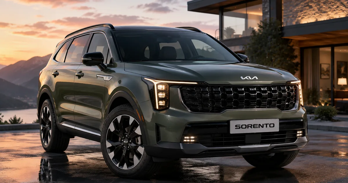 Kia Sorento AWD 2026 driving on Indian roads
