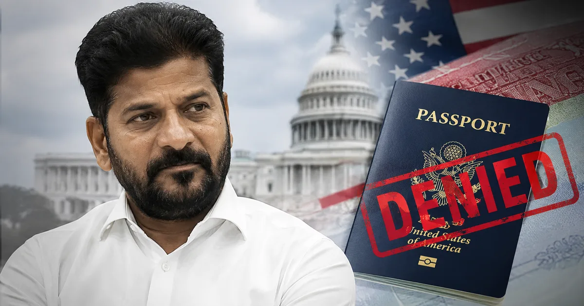 Telangana Chief Minister Revanth Reddy US visit denied 2026