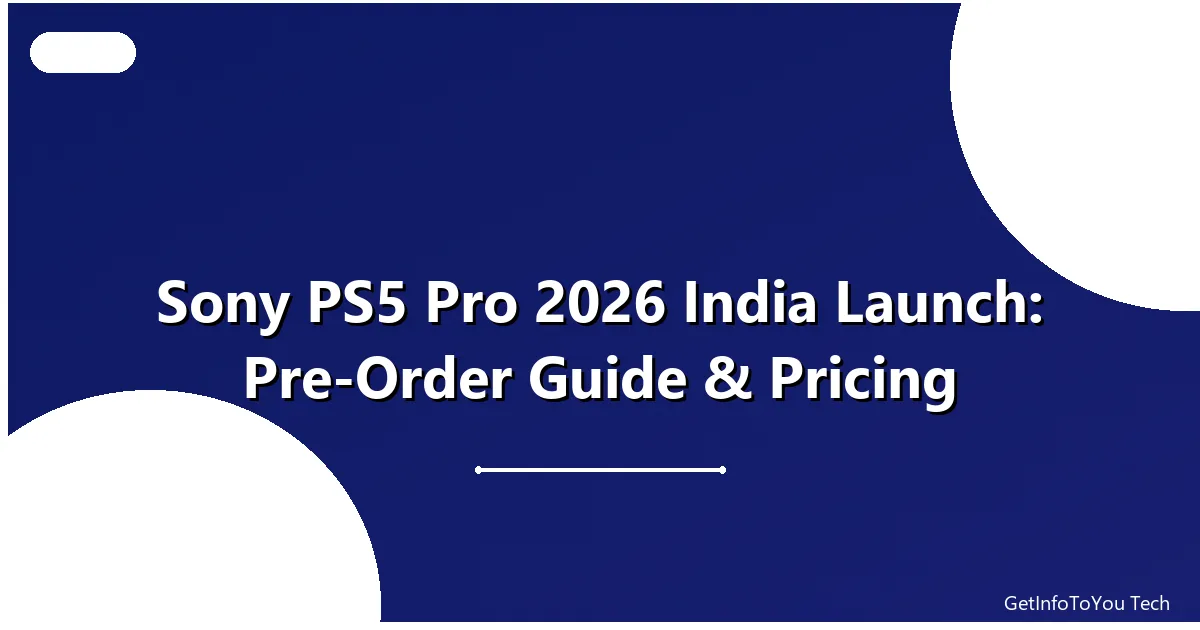Sony PS5 Pro console next to a DualSense controller for 2026 India Launch