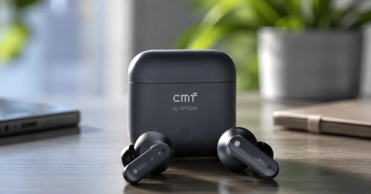 CMF Buds Neo 2026 India Launch earbuds shown in white and orange