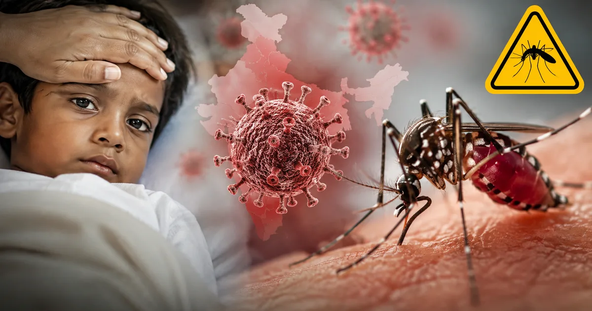 Health workers investigating the Chandipura virus outbreak 2026